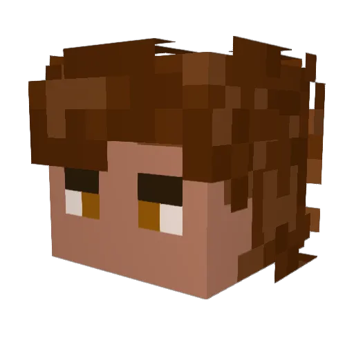 madmaxxx10 Minecraft avatar head, 3D render