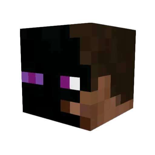 madminecraft123 Minecraft avatar head, 3D render