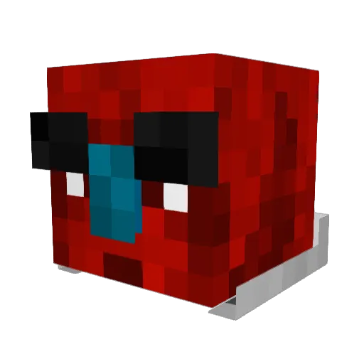 madmoggie Minecraft avatar head, 3D render