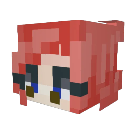 madnabox Minecraft avatar head, 3D render