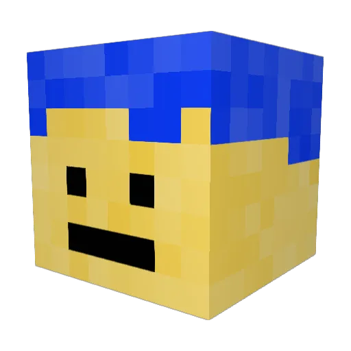 madnick4321 Minecraft avatar head, 3D render