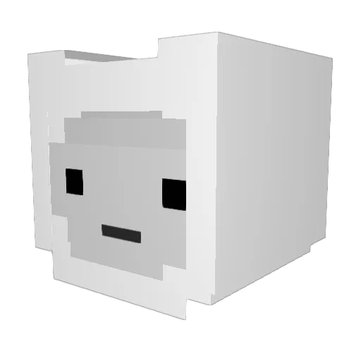 madore755 Minecraft avatar head, 3D render