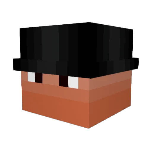 madorjan Minecraft avatar head, 3D render