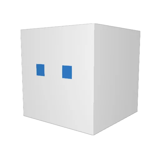 madresco Minecraft avatar head, 3D render
