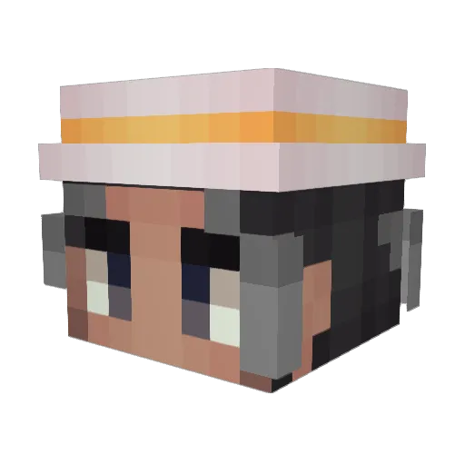 madriga24 Minecraft avatar head, 3D render