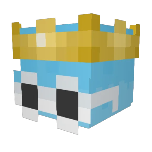 mads12393 Minecraft avatar head, 3D render