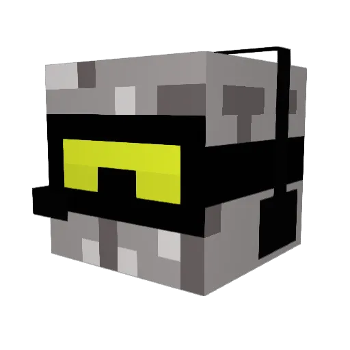 mads291199 Minecraft avatar head, 3D render