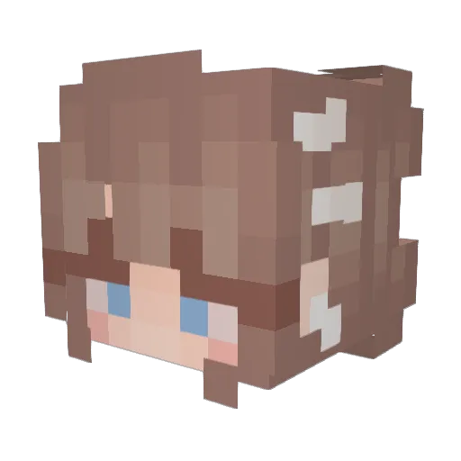 mads84 Minecraft avatar head, 3D render