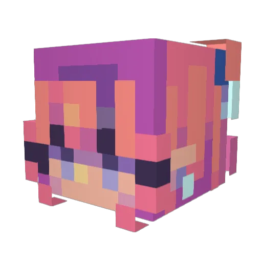 mads_420 Minecraft avatar head, 3D render