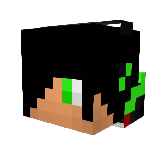 madsemil1909 Minecraft avatar head, 3D render