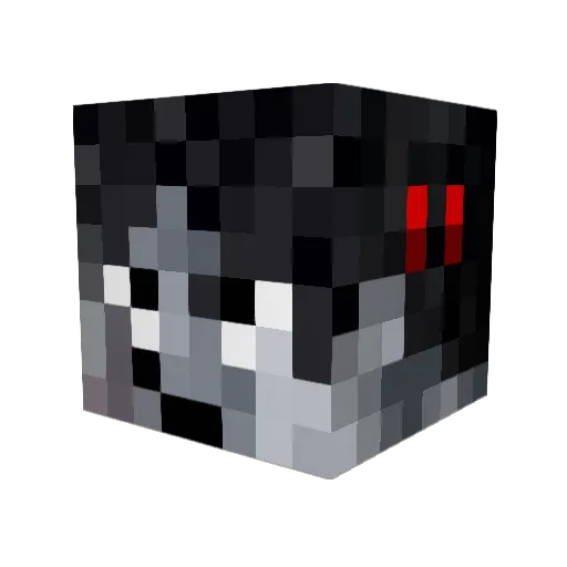 madsfabian Minecraft avatar head, 3D render