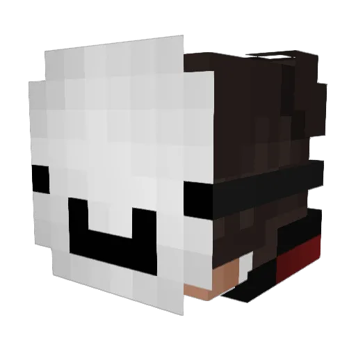 madsjes13 Minecraft avatar head, 3D render