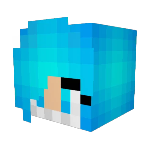 madsliva Minecraft avatar head, 3D render