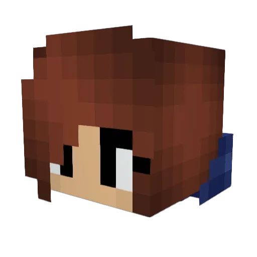 madson101 Minecraft avatar head, 3D render