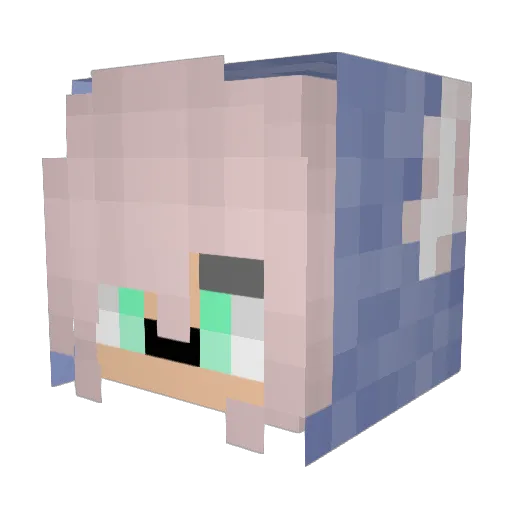 madsonr Minecraft avatar head, 3D render
