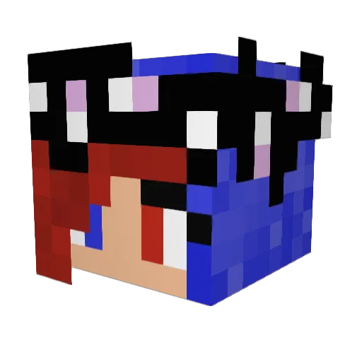 madssmeow Minecraft avatar head, 3D render