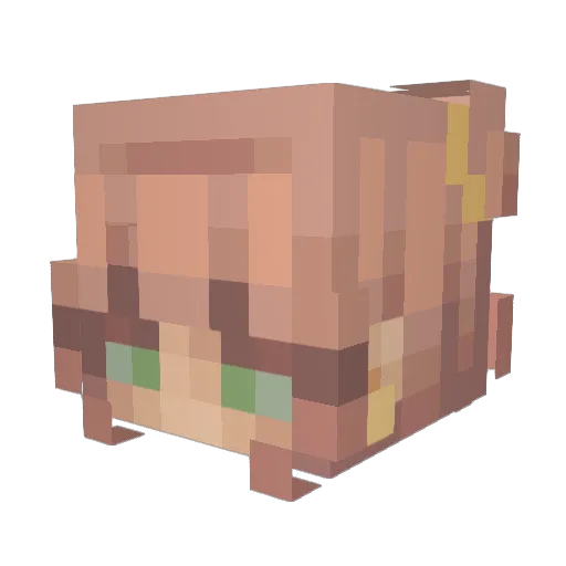 madstar1511 Minecraft avatar head, 3D render