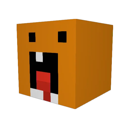 madsvester13 Minecraft avatar head, 3D render