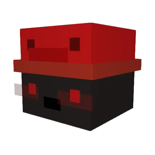 madzolo Minecraft avatar head, 3D render