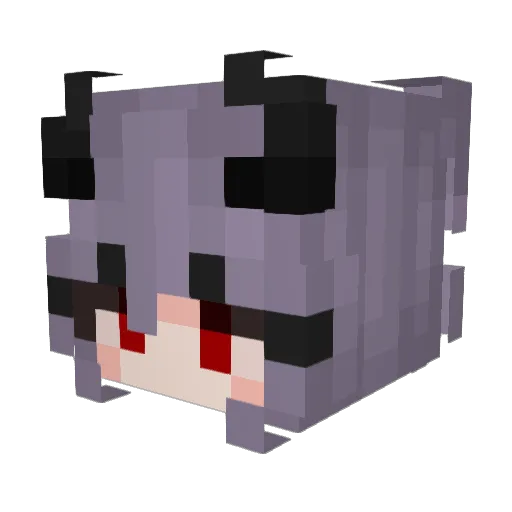 mae1306 Minecraft avatar head, 3D render