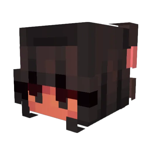 mae3156 Minecraft avatar head, 3D render