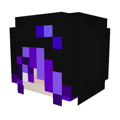 mae_kt Minecraft avatar head, 3D render