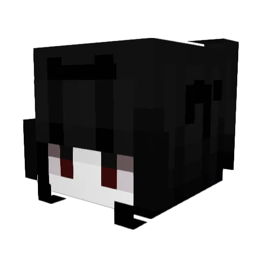 maee Minecraft avatar head, 3D render