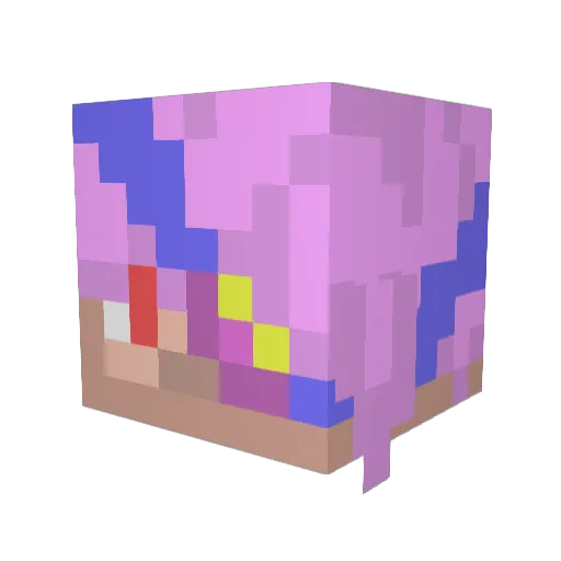 maeg2002 Minecraft avatar head, 3D render