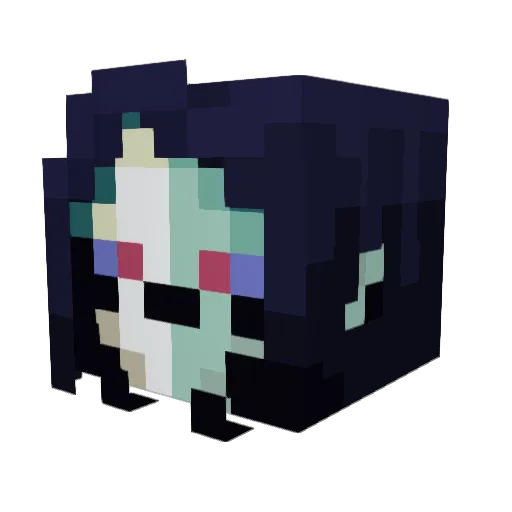 maegzy Minecraft avatar head, 3D render