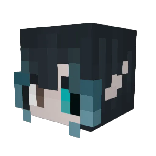 maelstrumm Minecraft avatar head, 3D render