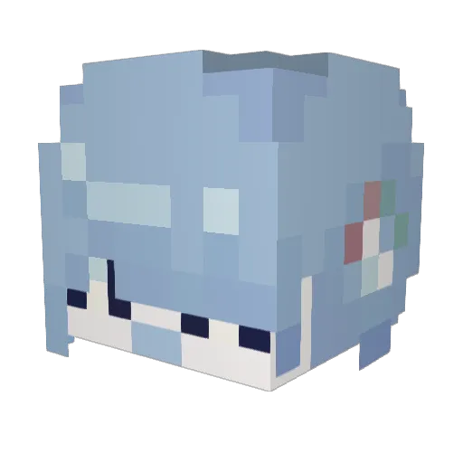 maengnyeom Minecraft avatar head, 3D render