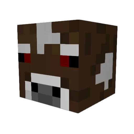 maerchky Minecraft avatar head, 3D render
