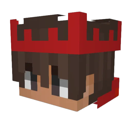 maest11 Minecraft avatar head, 3D render