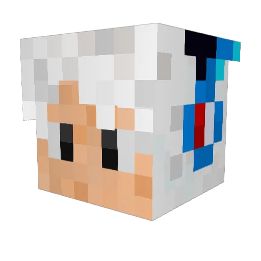 maestoso_bard Minecraft avatar head, 3D render