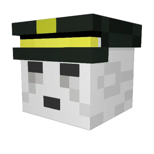 maestrowilldo Minecraft avatar head, 3D render
