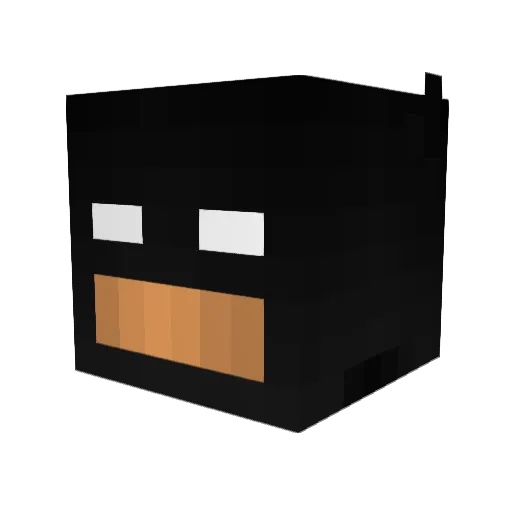 maetiskou Minecraft avatar head, 3D render