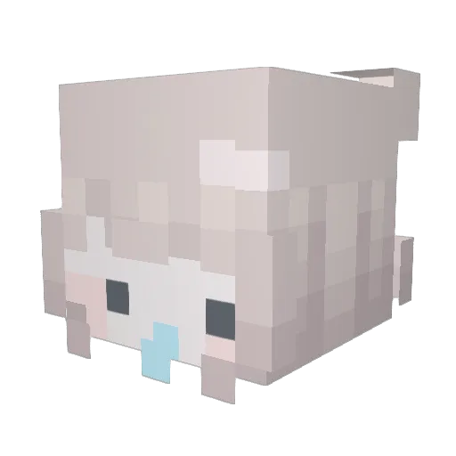 maevasmsl Minecraft avatar head, 3D render