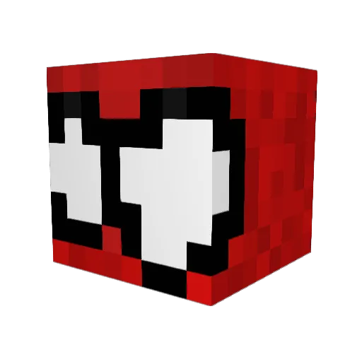 maevefefe Minecraft avatar head, 3D render