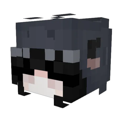 maevysx Minecraft avatar head, 3D render