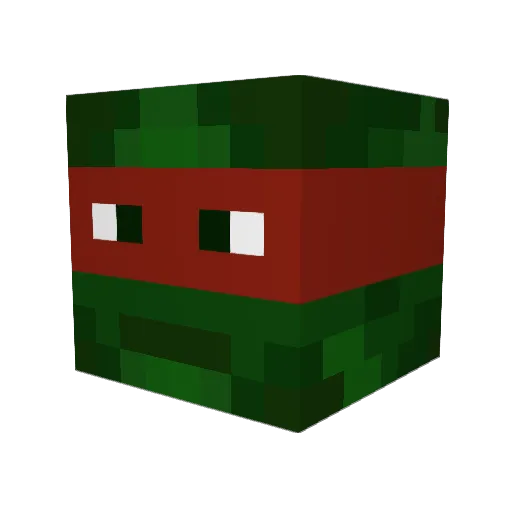 maexd Minecraft avatar head, 3D render