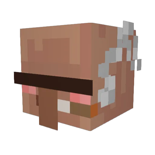 maexlmaex Minecraft avatar head, 3D render