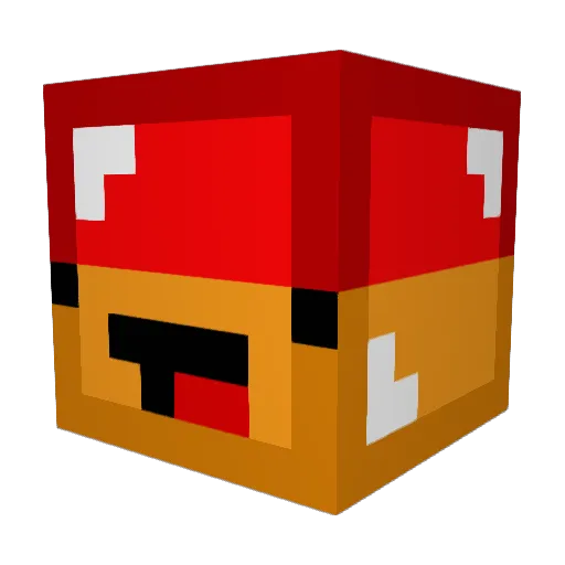 maezi2 Minecraft avatar head, 3D render