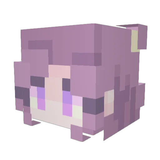 maffews Minecraft avatar head, 3D render