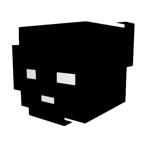 maffmaffmaff Minecraft avatar head, 3D render
