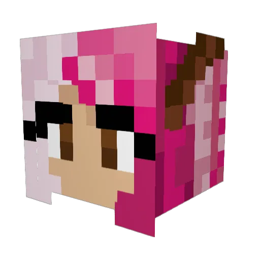 mafiamuzie Minecraft avatar head, 3D render