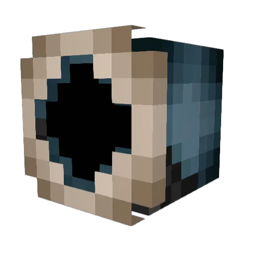 mafklaper Minecraft avatar head, 3D render