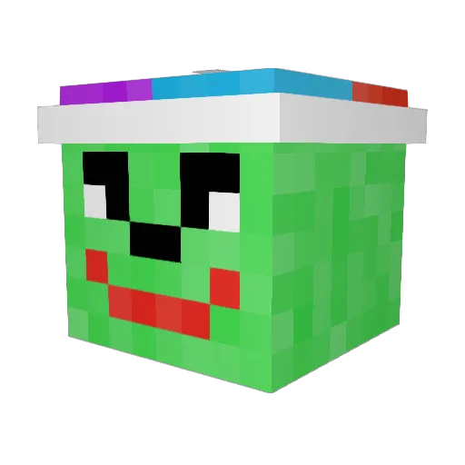 mafla103 Minecraft avatar head, 3D render