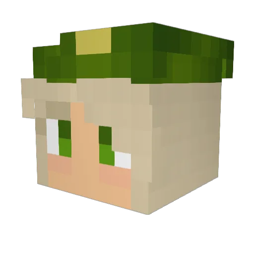 mafronni1 Minecraft avatar head, 3D render