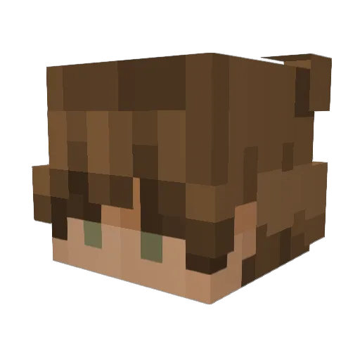 mag1mo Minecraft avatar head, 3D render