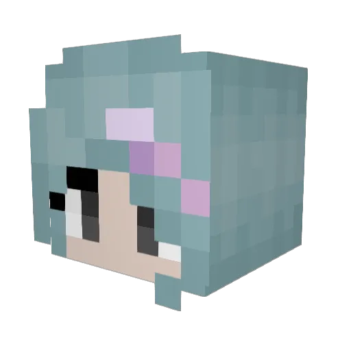 mag2211 Minecraft avatar head, 3D render